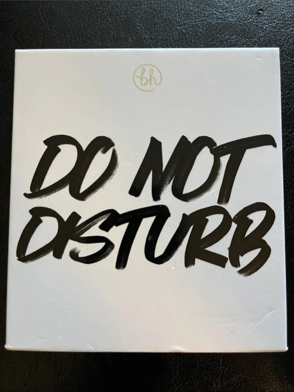 BH Cosmetics Do Not Disturb Eyeshadow Palette — White & Black
